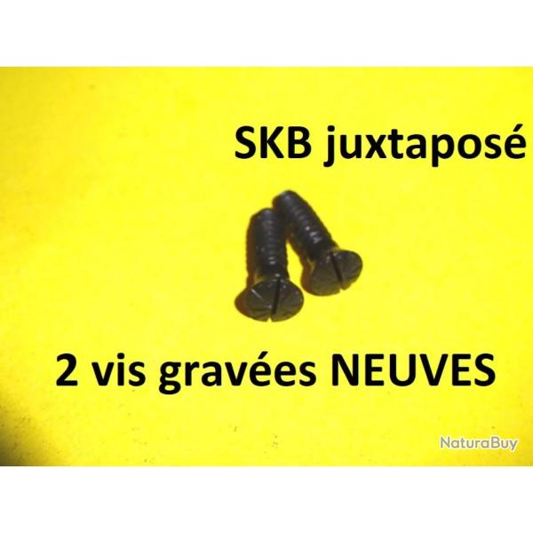 2 vis grav�es NEUVES fusil SKB juxtapos� - VENDU PAR JEPERCUTE (D22E1147)