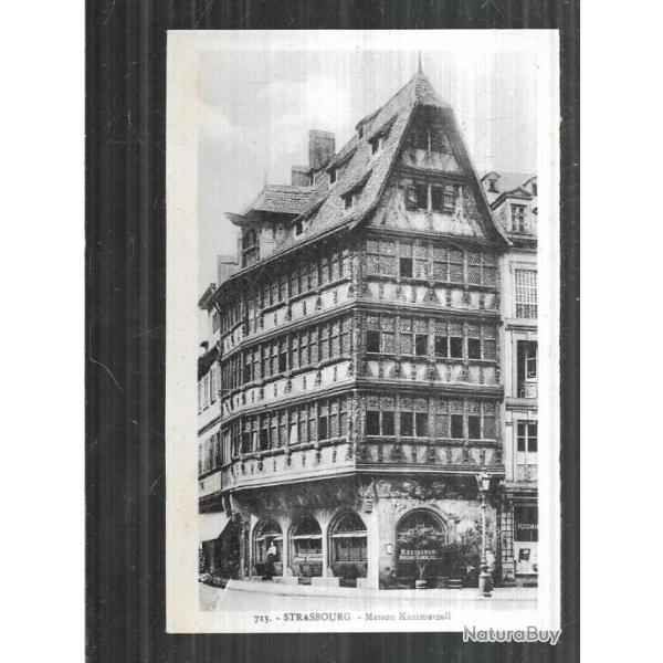 strasbourg maison kammerzell carte postale ancienne