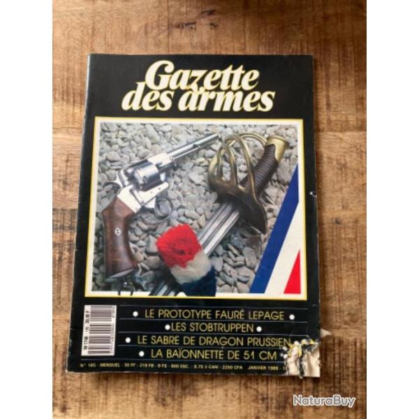 Gazette des armes n*185 Janvier 89