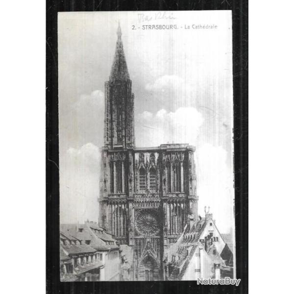 strasbourg la cathdrale carte postale ancienne