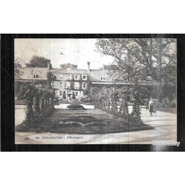 strasbourg l'orangerie 234 carte postale ancienne