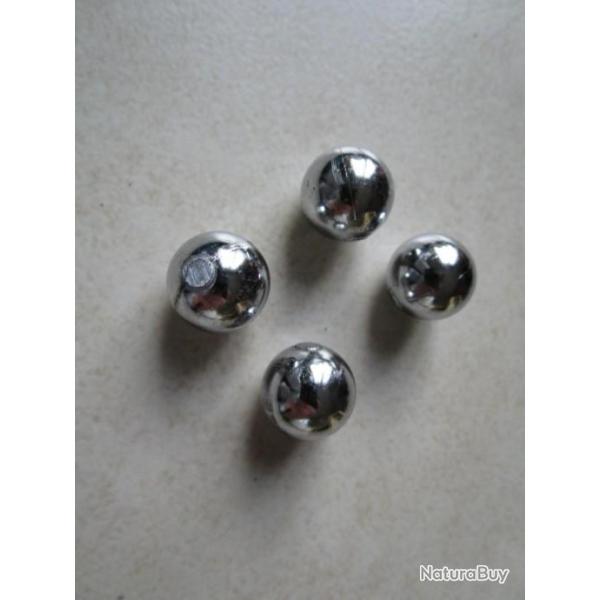 25 balles rondes en plomb cal. 58 (.575)