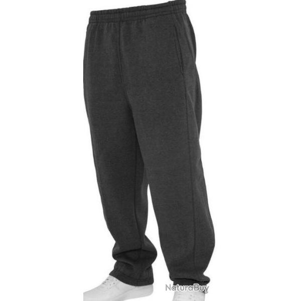 Bas de Jogging Molleton� Homme  Anthracite bas Droit taille �lastique Neuf M/ L/XL /XXL/XXXL