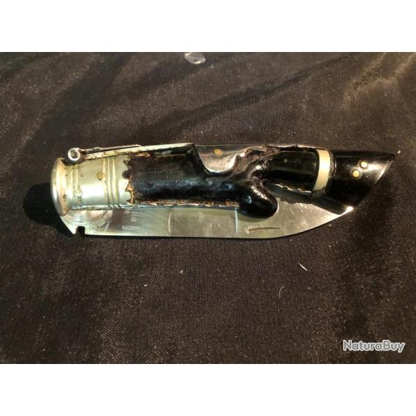 couteau pliant espagne navaja albacete en forme de patte de cerf