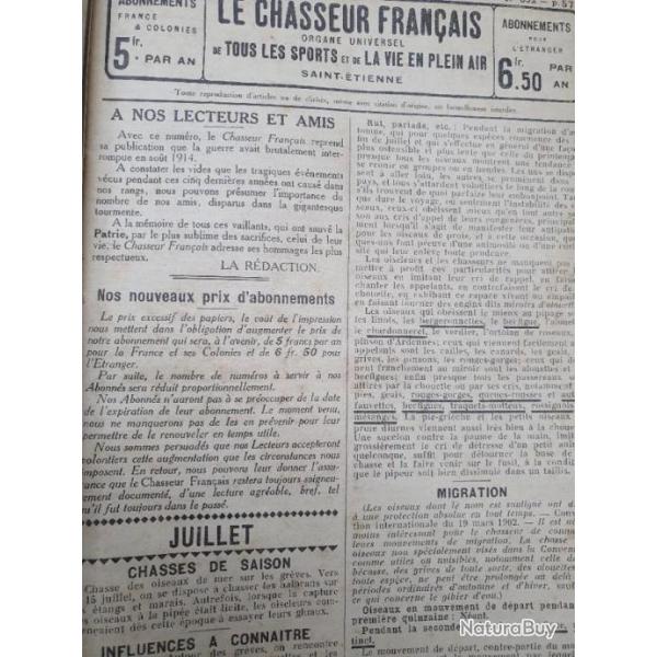 Revue le chasseur fran�ais