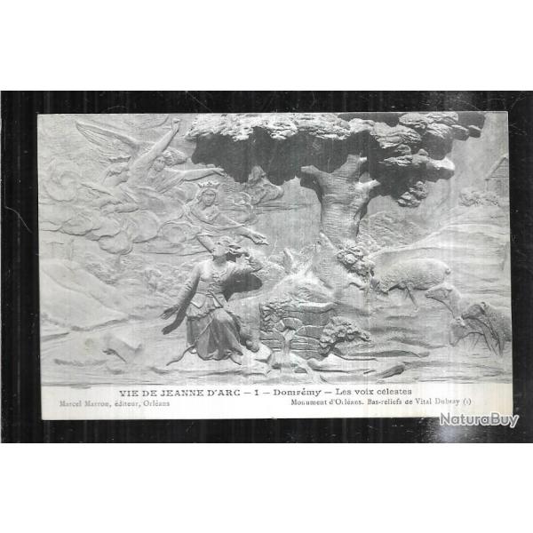 vie de jeanne d'arc 1 domrmy les voix clestes carte postale ancienne