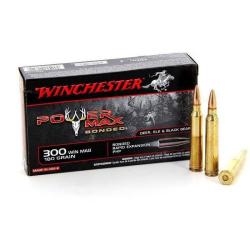 WINCHESTER cal.300 Win Mag Power Max Bonded 180 grains - 11.7 grammes x20