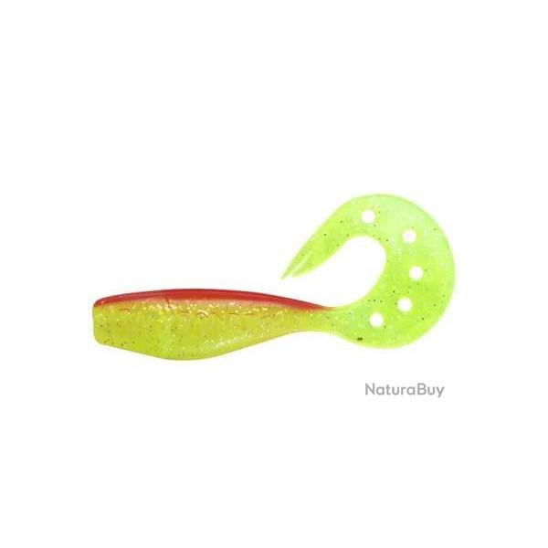 Leurre Souple Delalande Sandra 9cm 9cm A l'unit� 46 - Chartreuse Dos Rouge