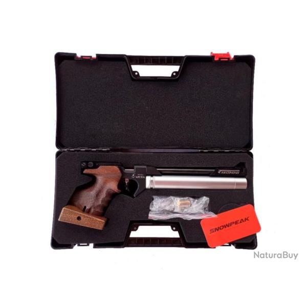 PISTOLET DE TIR OLYMPIQUE PCP ARCEA-SNOWPEAK RIVAL-25 ( PP20 )   4,5 mm 7,5 Joul. M-NOIR