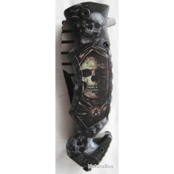 COUTEAU DE COLLECTION  SKULL - Ref. 071