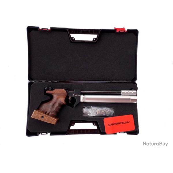 PISTOLET DE TIR OLYMPIQUE PCP ARCEA-SNOWPEAK RIVAL-25 ( PP20 )   4,5 mm 7,5 Joul. M-ALUM