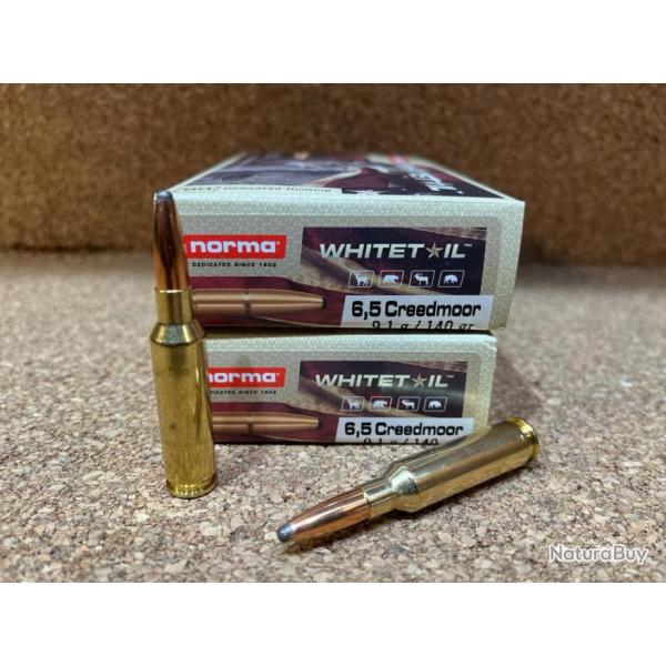 2 Boites Norma Whitetail 6,5 Creedmoor 9,1 g