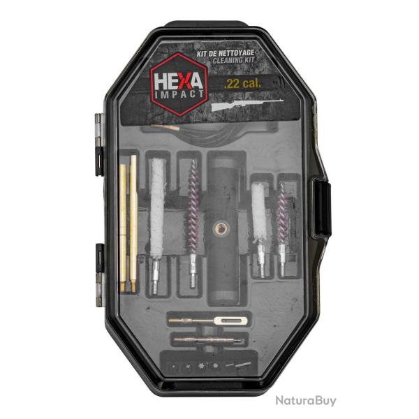 KIT DE NETTOYAGE HEXA IMPACT POUR ARMES Cal 22