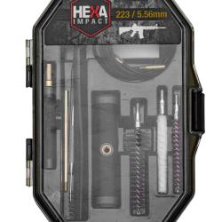 KIT DE NETTOYAGE HEXA IMPACT POUR ARMES Cal 223/5.56