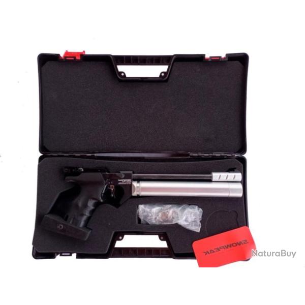 PISTOLET DE TIR OLYMPIQUE PCP ARCEA-SNOWPEAK PP20  4,5 mm 7,5 Joul. NOIR-ALUM ( Droitier )