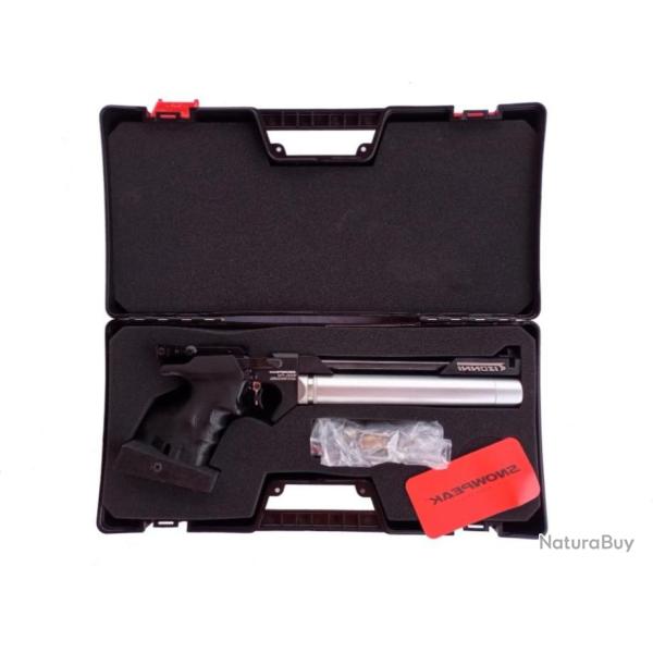 PISTOLET DE TIR OLYMPIQUE PCP ARCEA-SNOWPEAK PP20  4,5 mm 7,5 Joul. NOIR-NOIR ( Droitier )