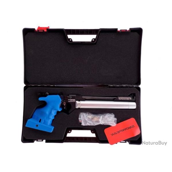 PISTOLET DE TIR OLYMPIQUE PCP ARCEA-SNOWPEAK PP20  4,5 mm 7,5 Joul. BLEU-NOIR ( Droitier )