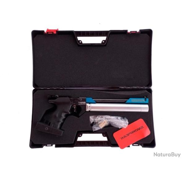 PISTOLET DE TIR OLYMPIQUE PCP ARCEA-SNOWPEAK PP20  4,5 mm 7,5 Joul. NOIR-BLEU ( Droitier )
