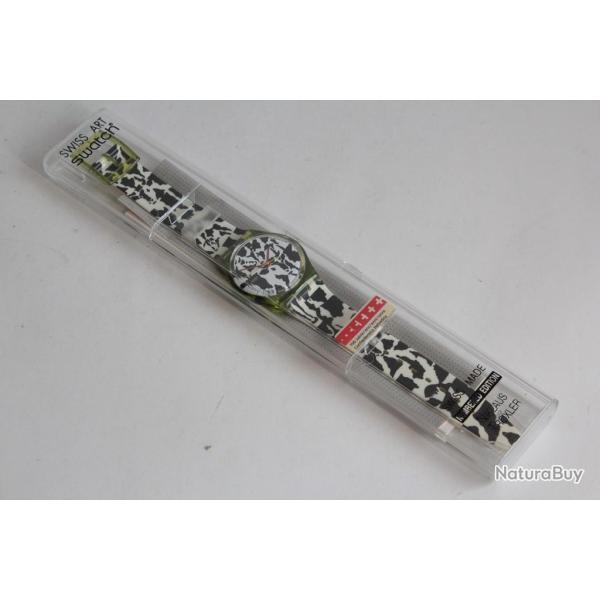 SWATCH Montre Swatch Art Edition by Niklaus Troxler GZ117