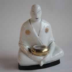 ROBJ Paris Veilleuse Brûle parfum porcelaine art déco 1930