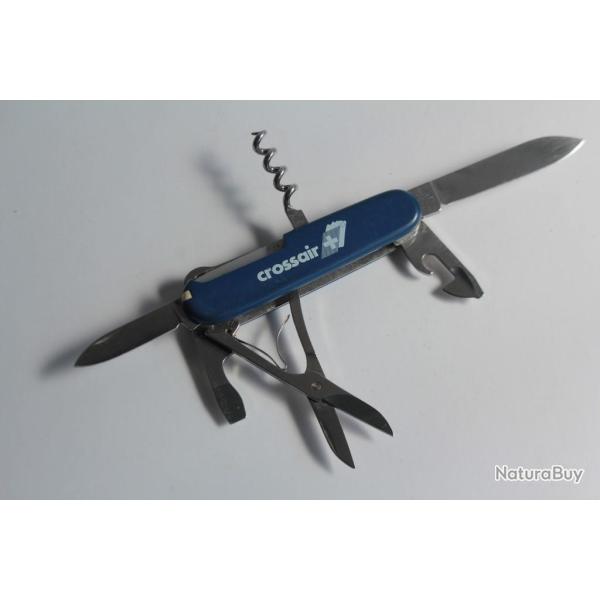 Couteau Suisse Victorinox publicitaire Crossair Compagnie a�rienne