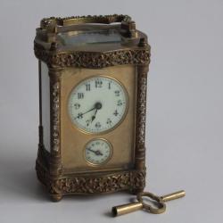 Pendulette réveil d'officier XIXe siècle