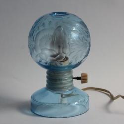 Veilleuse Brûle parfum verre taillé Bohème