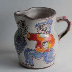Giovanni DE SIMONE Pichet céramique Sangria Italie 1965