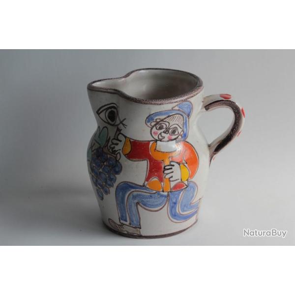 Giovanni DE SIMONE Pichet c�ramique Sangria Italie 1965