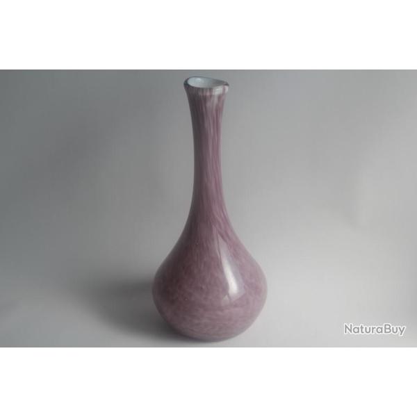 Jean Claude NOVARO Vase verre souffl� Biot