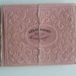 Livre miniature Les plaisirs de la campagne Paris Marcilly