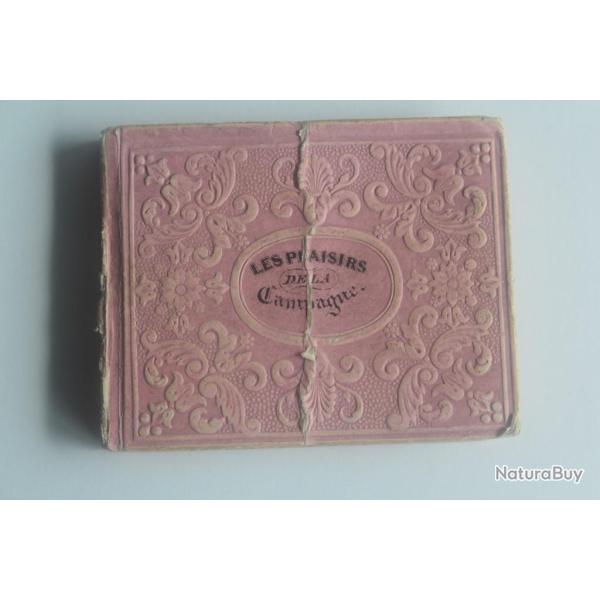 Livre miniature Les plaisirs de la campagne Paris Marcilly