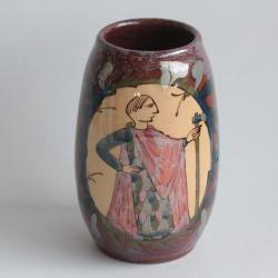 Vase Louis-Etienne DESMANT Tapisserie Bayeux