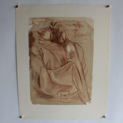 SALVADOR DALI Lithographie La divine comédie Annonce événement