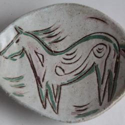 ACCOLAY Coupe céramique Cheval.