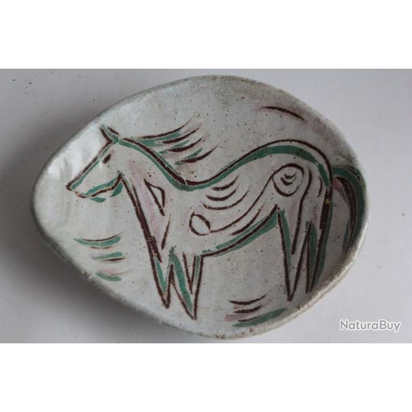 ACCOLAY Coupe c�ramique Cheval.