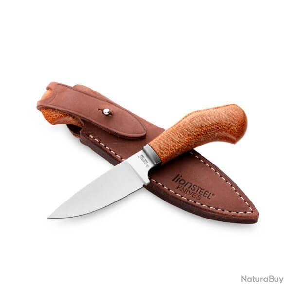 Couteau fixe Lionsteel "Willy" micarta WL1.CVN