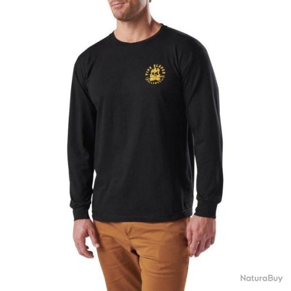 T-shirt Noir 5.11 tactical Manche Longue