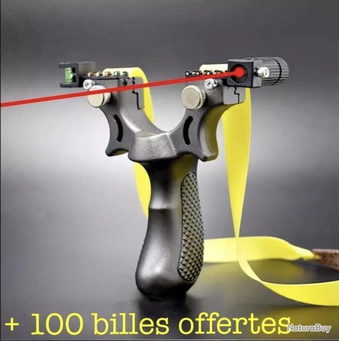 Fronde Pro Lance Pierre Haute précision - Slingshot Laser