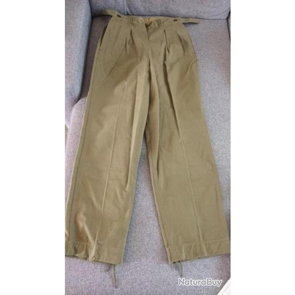 Rare Pantalon feminin militaria model 47 tta