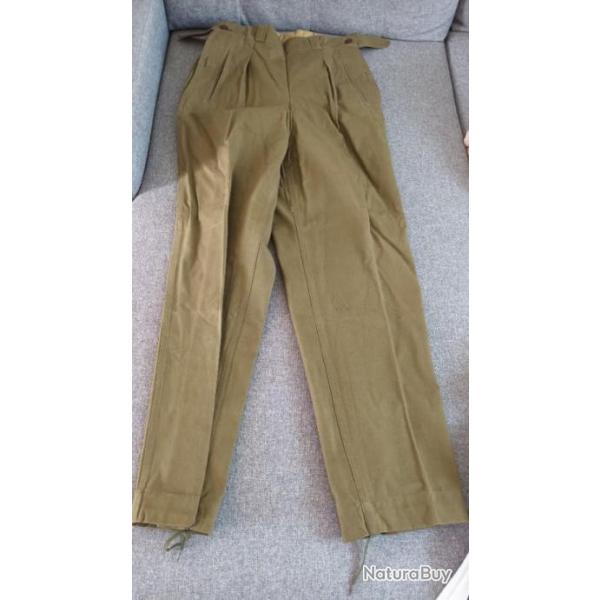 militaria pantalon model 47 tta rare model femme