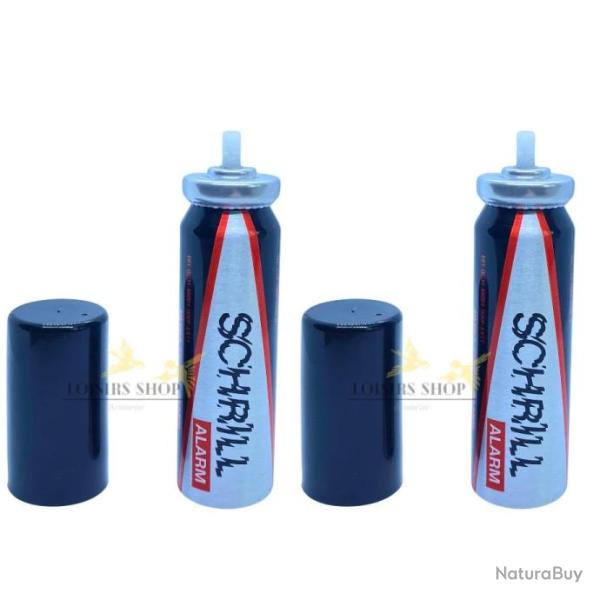 Lot 2 recharges pour bombe alarme 110dB anti-agression 10ml TW1000 (fabriqu� en Allemagne)