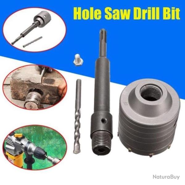 SDS Plus Adaptateur 65mm Scie-cloche Trou Perceuse Foret B�ton Ciment Pierre Mur