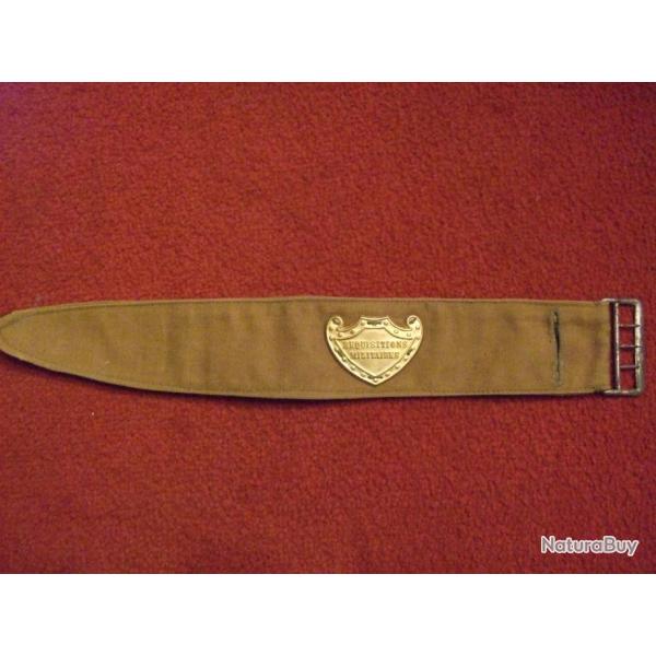 Brassard des rquisitions militaires .  ( collection  .)