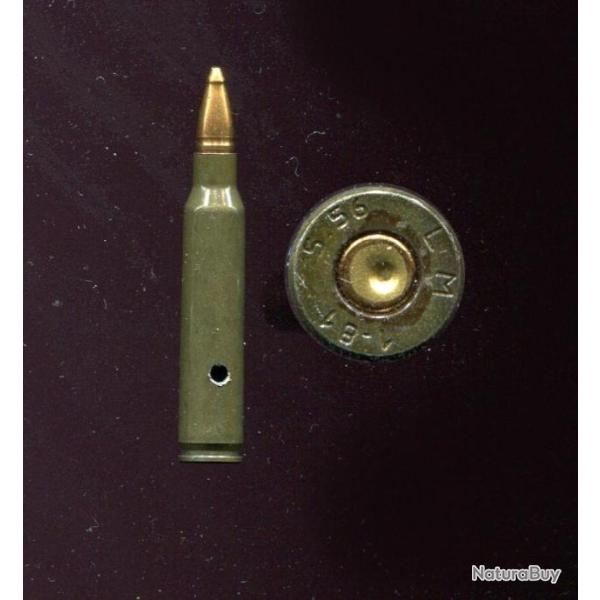 5.56 x 45 pour FAMAS - France - TRES RARE catouche de surpression - balle sp�ciale