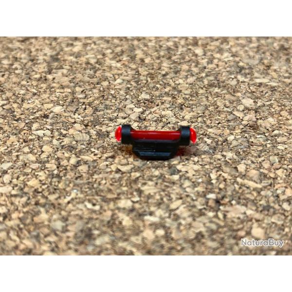 GUIDON,FIBRE OPTIQUE ROUGE A ENCASTRER BENELLI 828U/ RAFFAELLO 2013 / BI-DIAMOND/ BANDE CRIO CARBONE