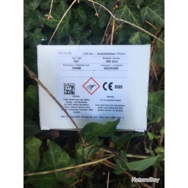 DISPONIBLE imm�diatement 1000 amorces large rifle RUAG-RWS 5341
