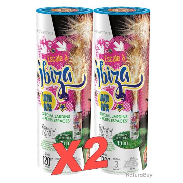 FEU D'ARTIFICE ESCALE � IBIZA - Lot de 2