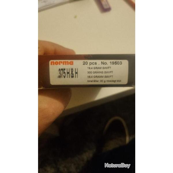 Norma swift 375 H & H