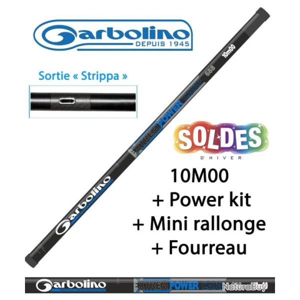 Pack Coup / Carpe Garbolino ExtremPower carp 688 ELC 10M00 Canne livr�e montage �lastique gros poiss